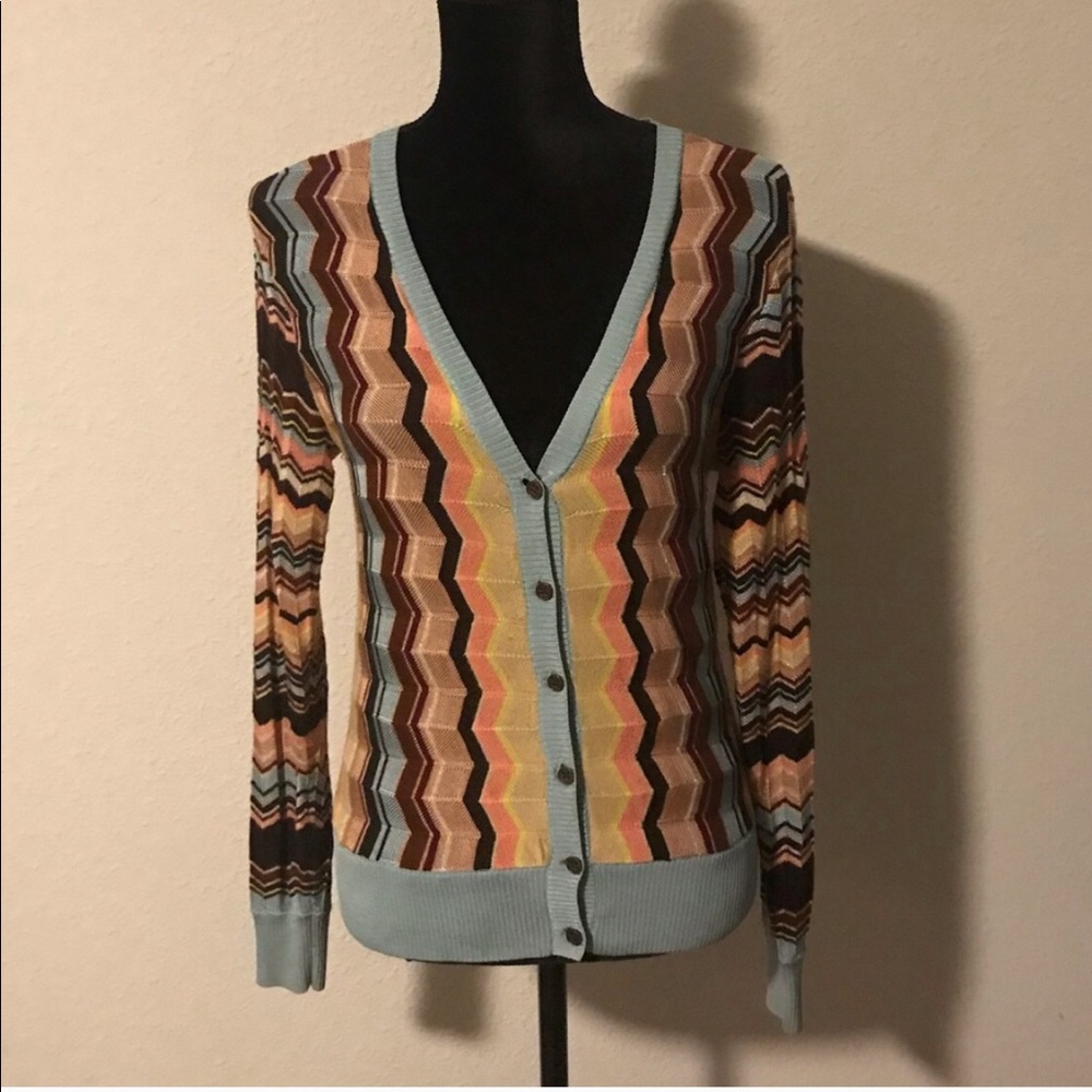 Missoni Chevron Cardigan - Size: M